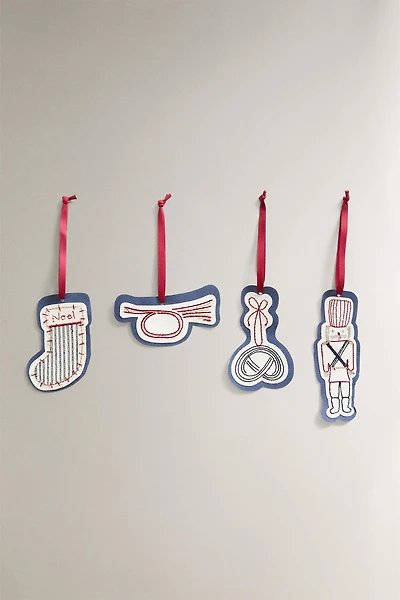 SET OF CHRISTMAS FIGURE GIFT TAGS (SET OF 8)