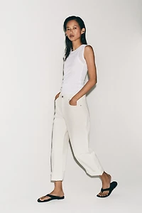ZW COLLECTION LOW-RISE BAGGY JEANS