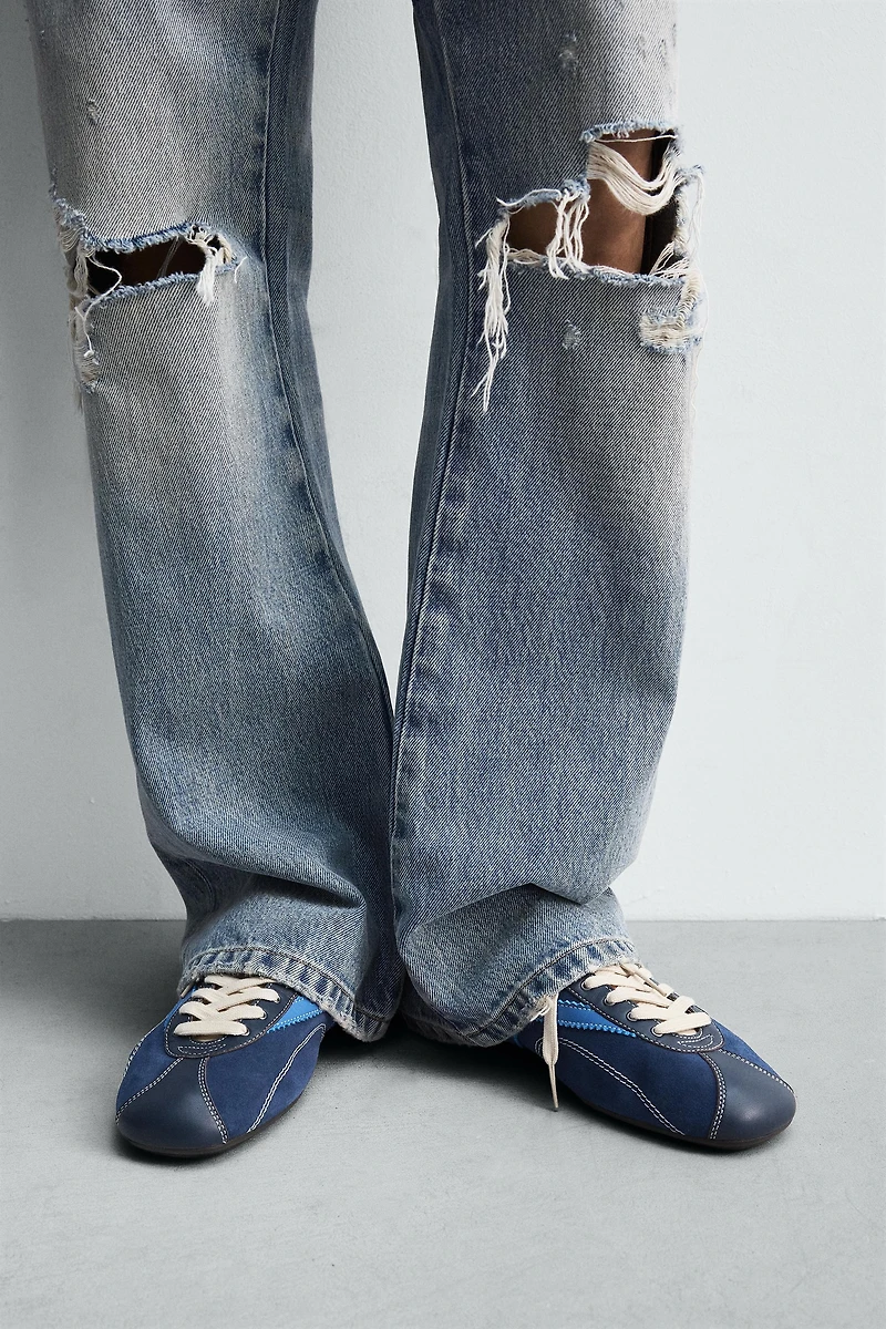 LEATHER TRAINERS HARRY LAMBERT FOR ZARA X DISNEY