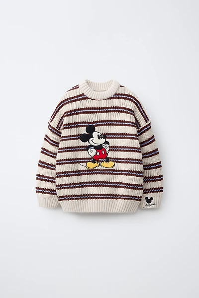 STRIPED MICKEY MOUSE © DISNEY KNIT JUMPER