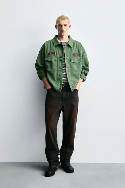 VESTE DÉLAVÉE PIÈCES