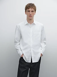 Regular-fit 100% cotton shirt