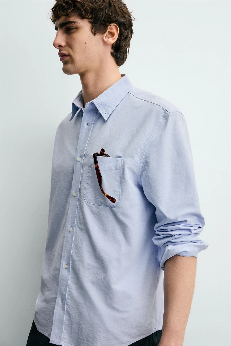 TEXTURED OXFORD SHIRT