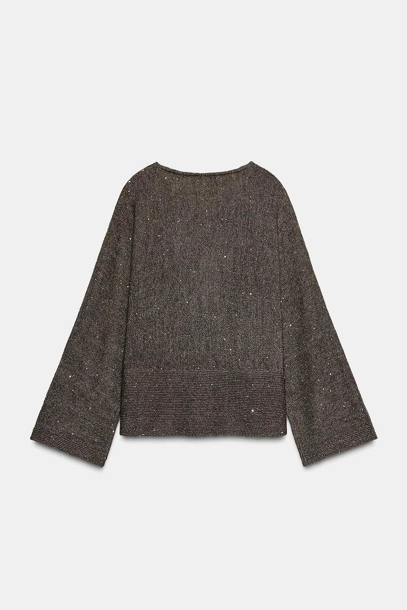 SEQUIN KNIT JUMPER