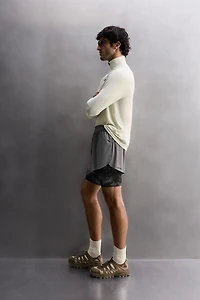 T-SHIRT TECHNIQUE COL ZIPPÉ