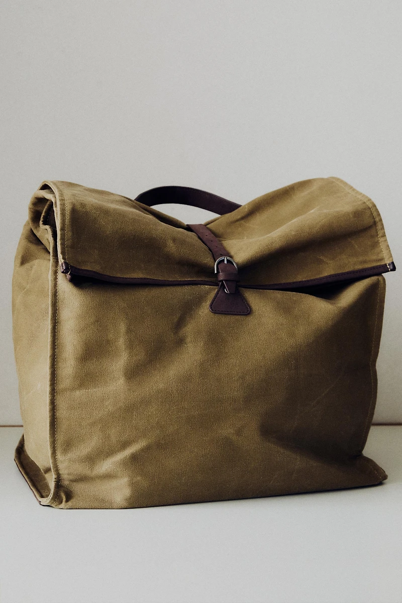 SAC ISOTHERME COTON CUIR