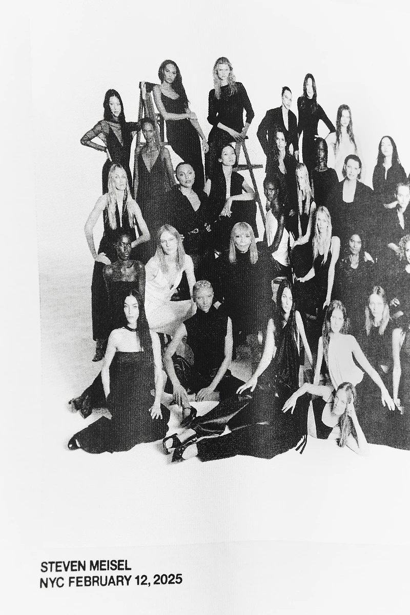 T-SHIRT À IMPRIMÉ PHOTO STEVEN MEISEL 50TH ANNIVERSARY