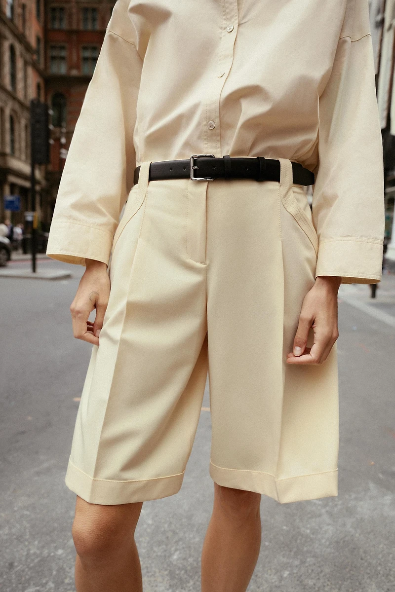 SHORT PINCE CEINTURE