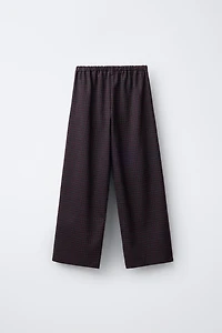 PANTALON À CARREAUX