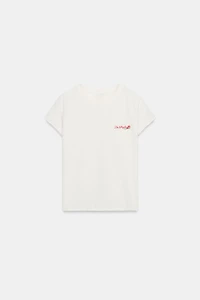 TEXT RAGLAN SLEEVE T-SHIRT