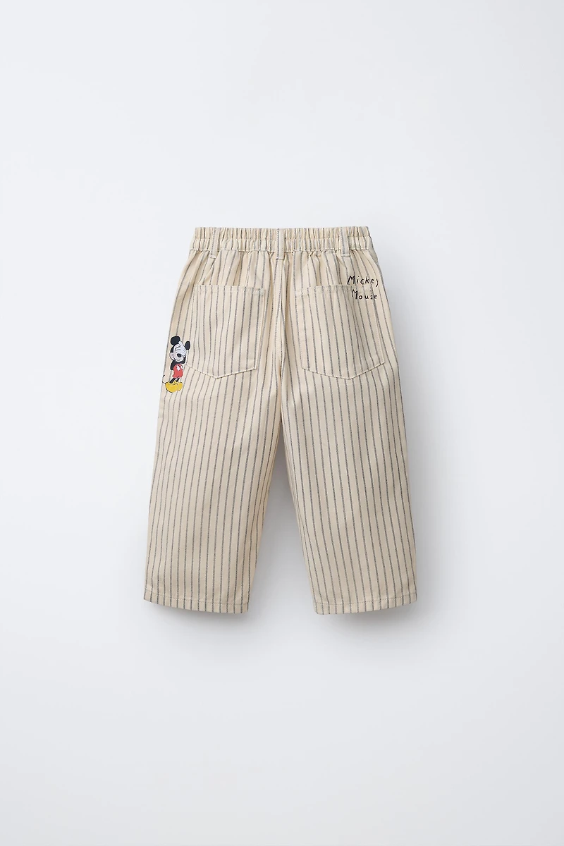 MICKEY MOUSE © DISNEY RELAXED CANVAS PANTS