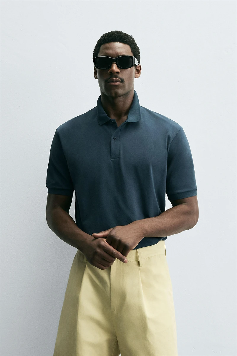 POLO STRUCTURÉ EN PIQUÉ