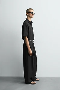 INTERLOCK ZIP POLO SHIRT