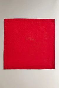 LOT DE SERVIETTES TABLE JACQUARD BRANCHES NOËL (LOT 2)