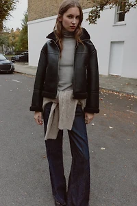 DOUBLE-FACED FLEECE JACKET