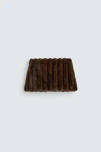 FAUX FUR MINI SKIRT HARRY LAMBERT FOR ZARA X DISNEY