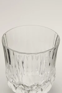 ENGRAVED-EFFECT CRYSTALLINE TUMBLER