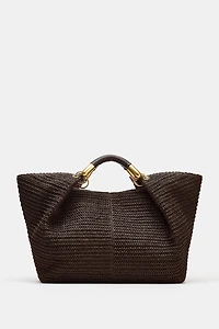 MAXI BRAIDED EFFECT HANDBAG