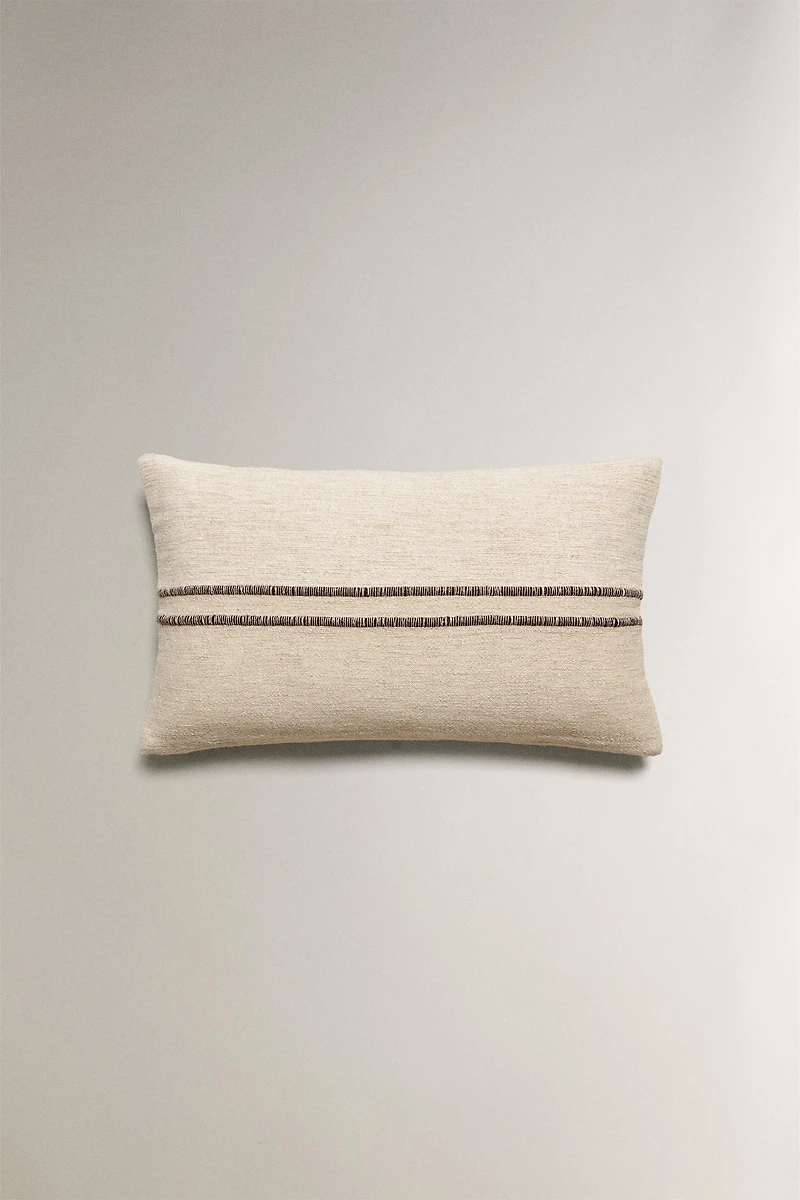 LINED THROW PILLOW COVER