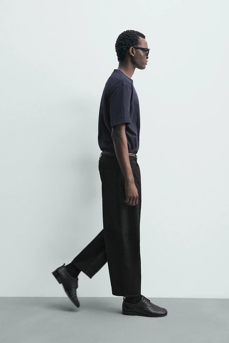 TAPERED WIDE FIT JEANS