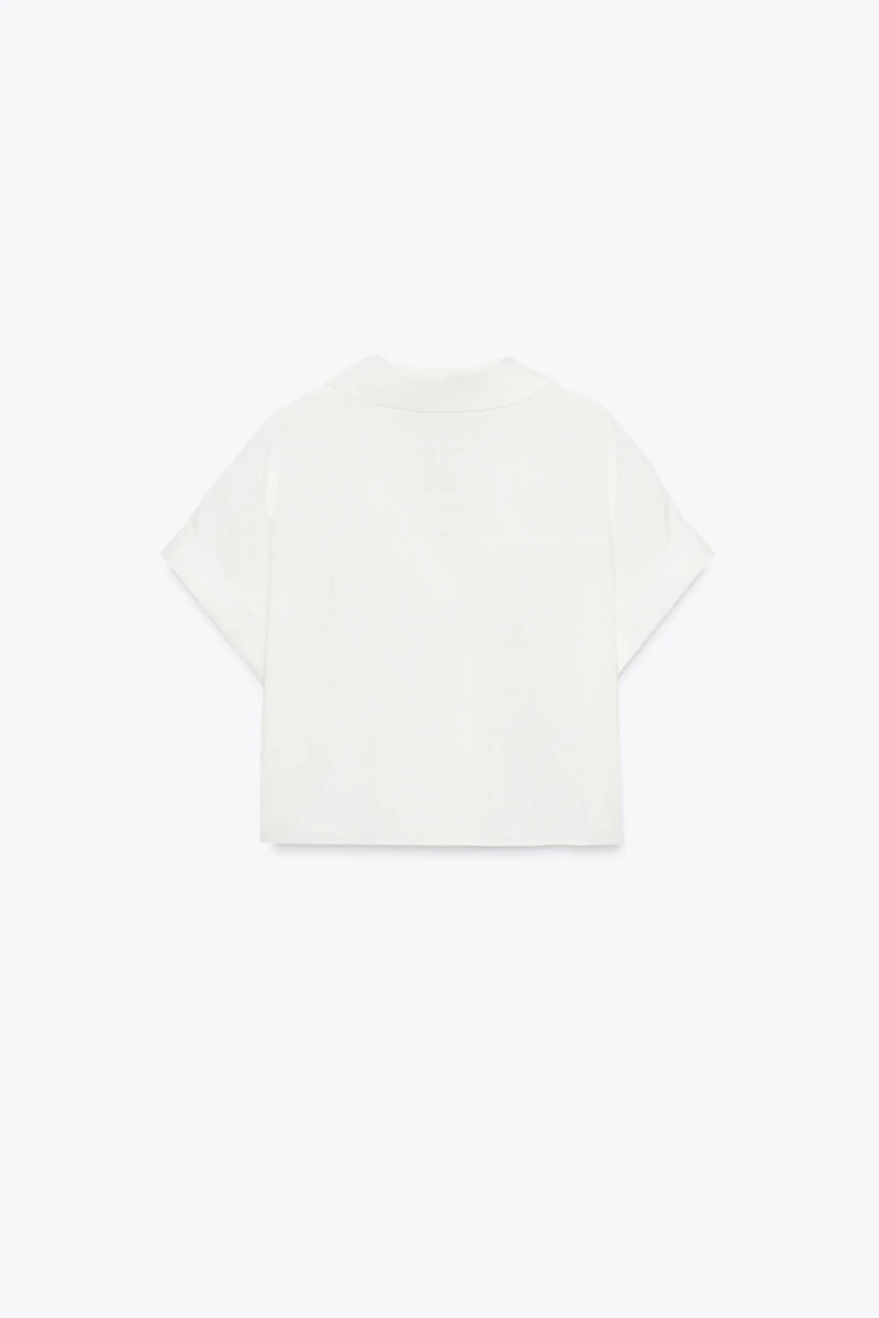 CHEMISE COURTE CROISÉE