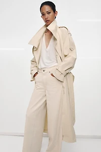 ZW COLLECTION LOOSE BARREL MID-RISE JEANS