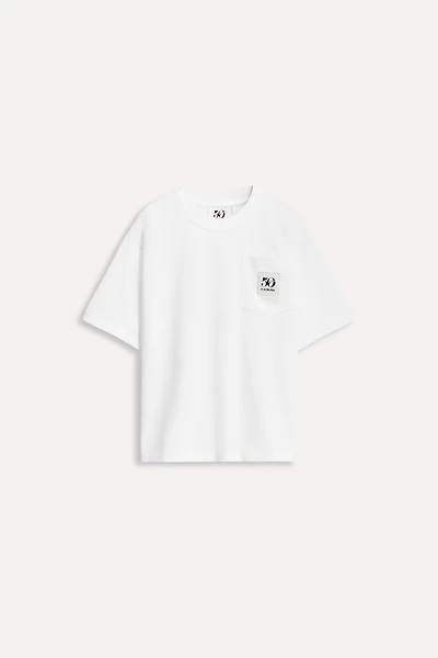 1/2-6 ANS/ T-SHIRT POCHE ÉTIQUETTE 50TH ANNIVERSARY