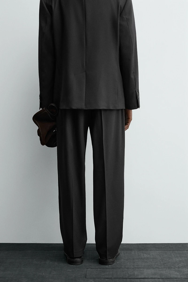 WOOL SUIT PANTS