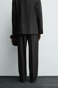 WOOL SUIT PANTS