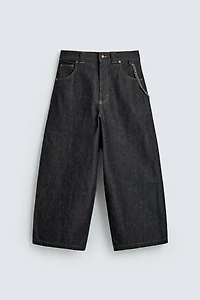PANTALON BAGGY FIT AVEC CHAÎNE
