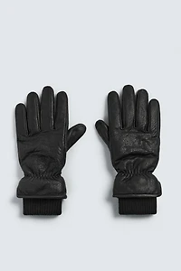 COMBINATION LEATHER GLOVES
