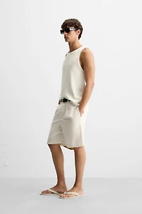 TEXTURED KNIT TANK TOP