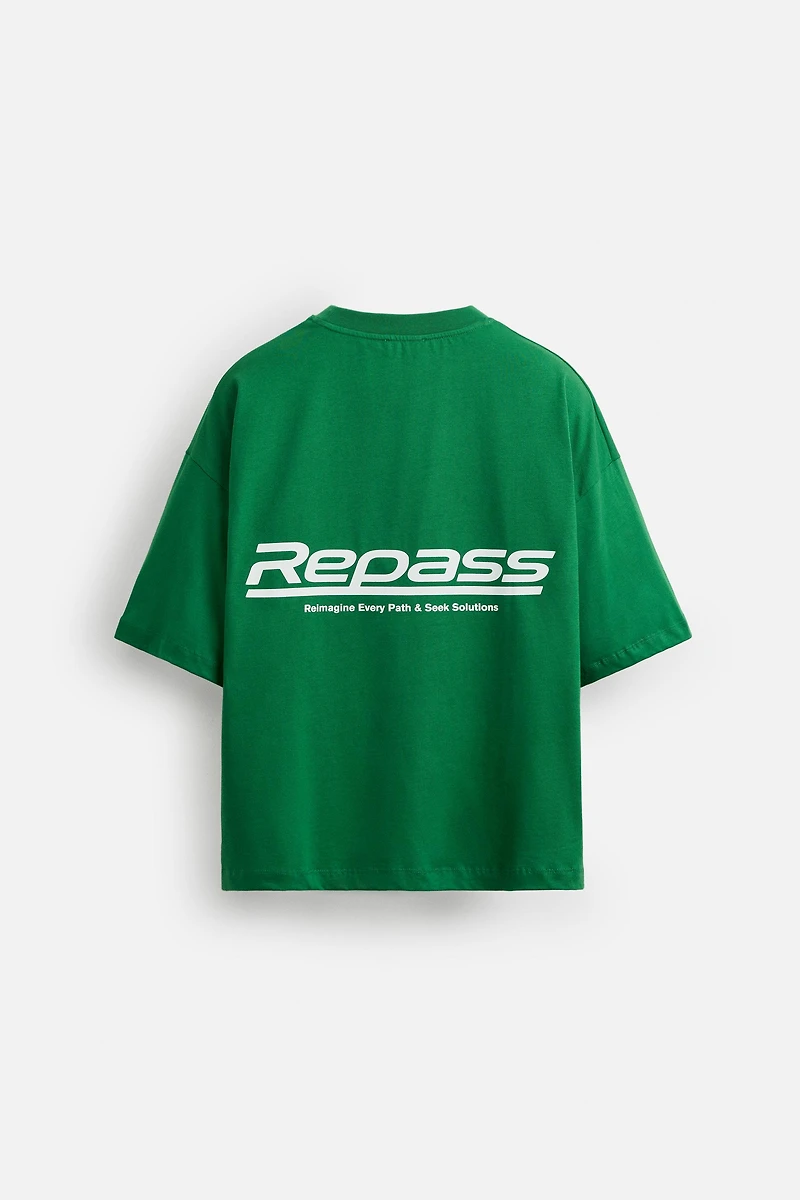 T-SHIRT BANDE RÉSILLE