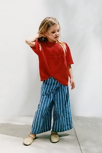 RUFFLY PRINT T-SHIRT