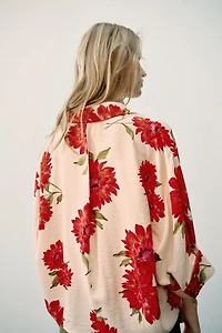 CHEMISE À IMPRIMÉ FLEURI