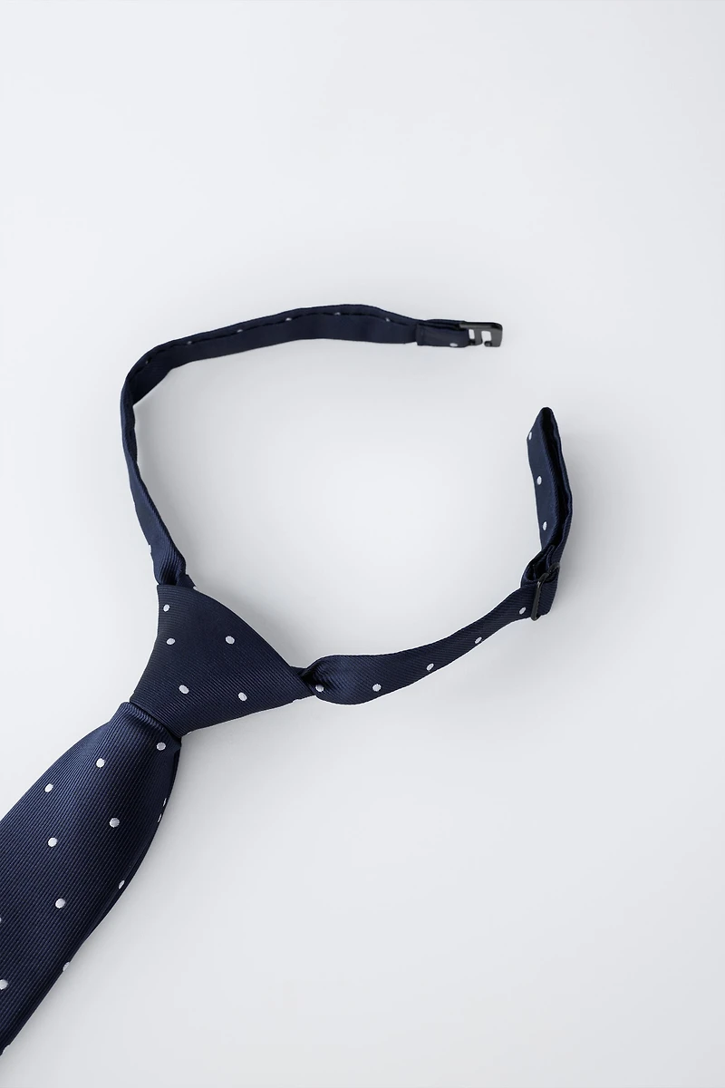 POLKA DOT PRINT TIE