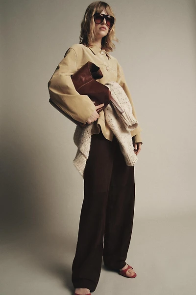 VESTE EN CUIR DAIM ZW COLLECTION LIMITED EDITION