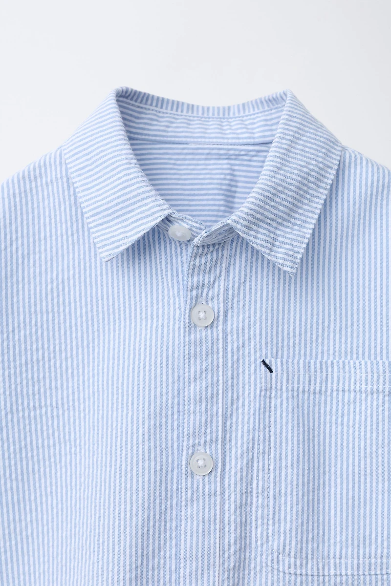 BASIC SEERSUCKER SHIRT
