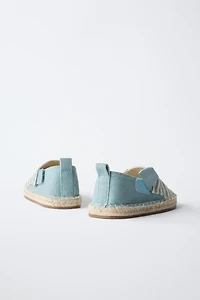 STRIPED JUTE ESPADRILLES