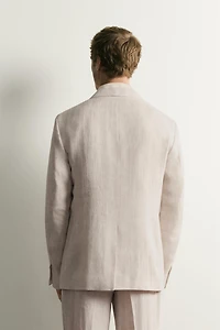 100% LINEN SUIT BLAZER