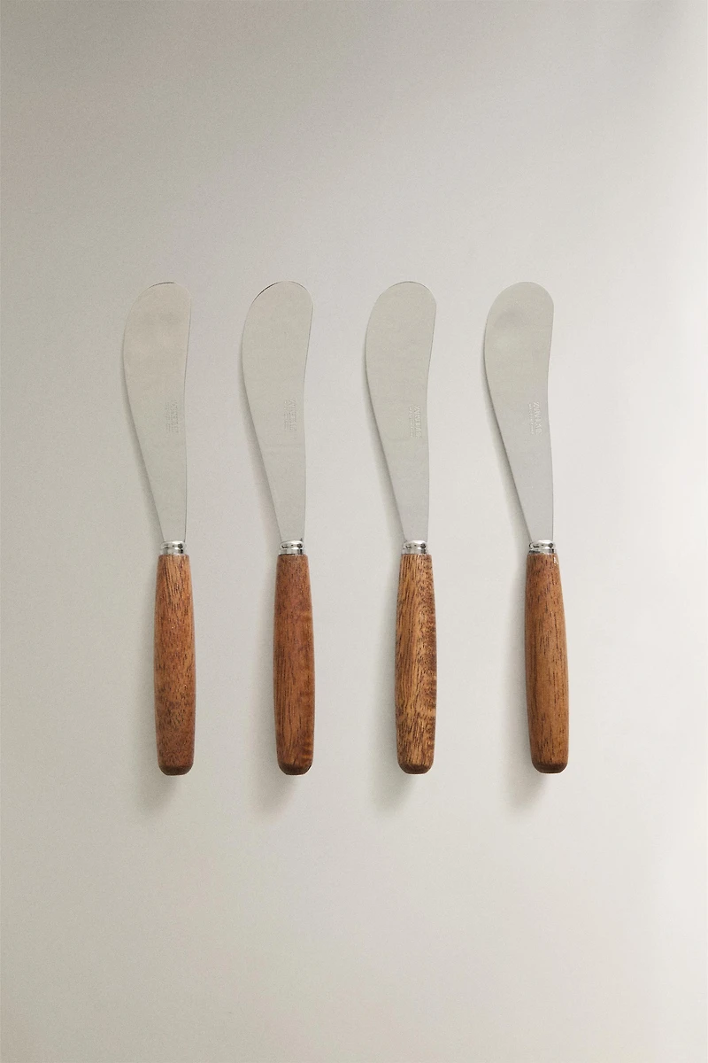 PACK OF WOODEN BUTTER KNIVES (PACK OF 4)