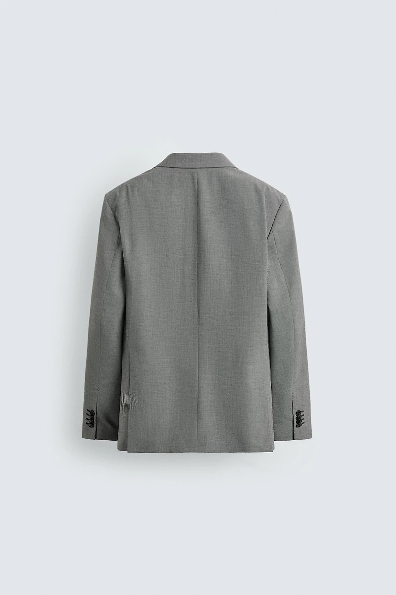 VESTE REGULAR FIT COSTUME PIED-DE-POULE