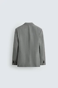VESTE REGULAR FIT COSTUME PIED-DE-POULE