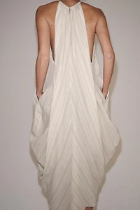 HALTER DRESS WITH LINEN ZW COLLECTION