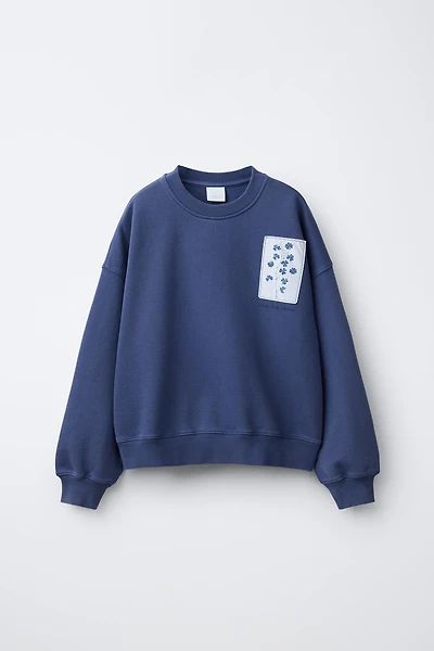 SWEAT IMPRIMÉ FLEURS