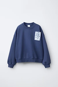 SWEAT IMPRIMÉ FLEURS