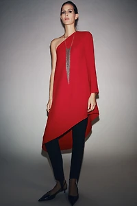 ZW COLLECTION ASYMMETRIC LONG DRESS