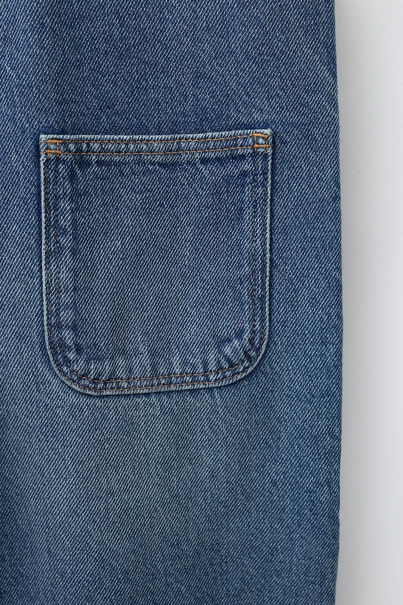 LONG DENIM OVERALLS