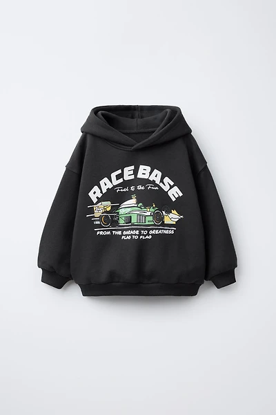 CAR PRINT SWEATSHIRT