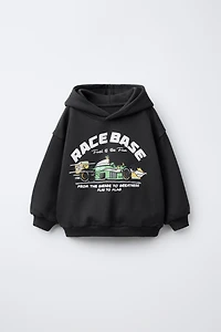 CAR PRINT SWEATSHIRT